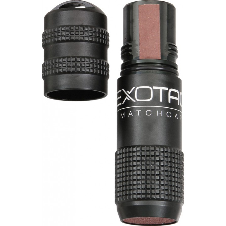 Контейнер для спичек Exotac MATCHCAP (черный)