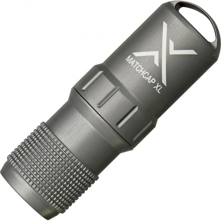Контейнер для спичек Exotac MATCHCAP XL (серый)