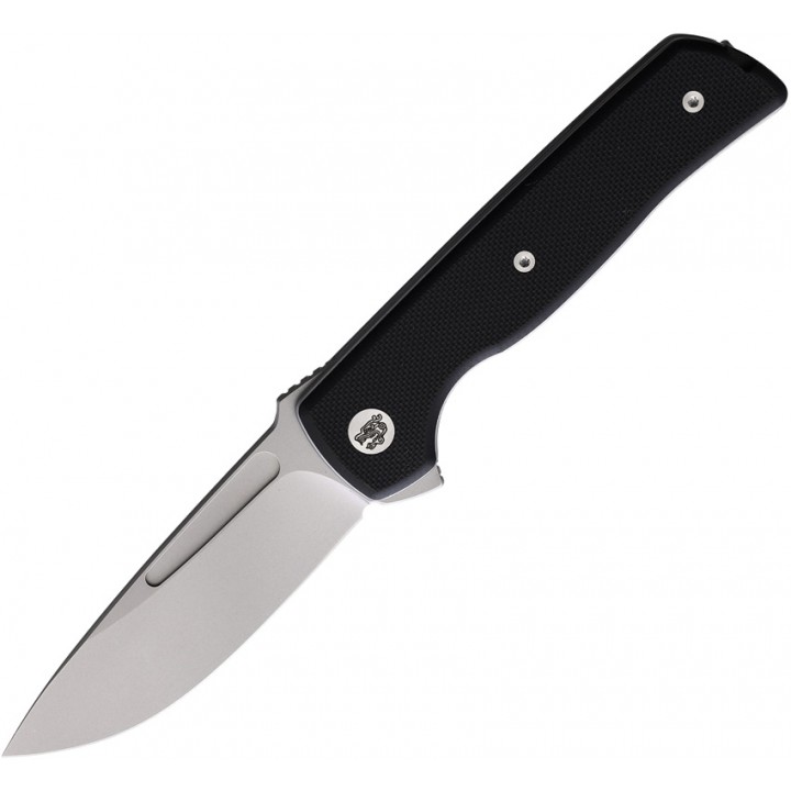 Складной нож Terzuola Knives ATCF Lite (клинок стоунвош, черная рукоять)