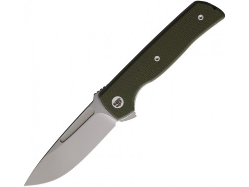Складной нож Terzuola Knives ATCF Lite (клинок стоунвош, зеленая рукоять)