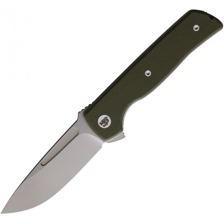 Складной нож Terzuola Knives ATCF Lite (клинок стоунвош, зеленая рукоять)