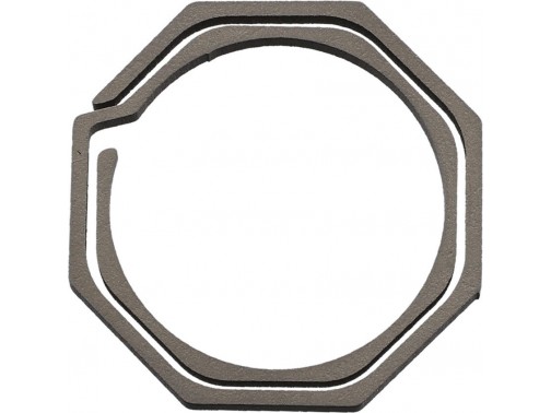 Flytanium компактное титановое кольцо‑держатель для ключей Ti Octagonal Keyring