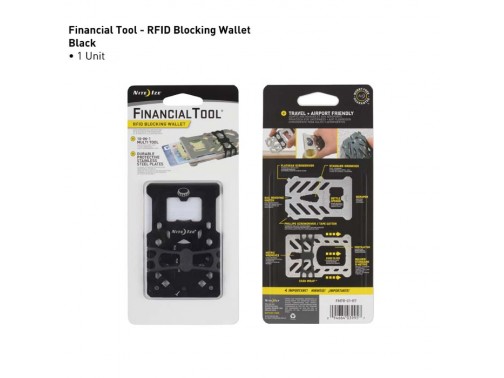 Мультитул-кошелек Nite Ize Financial Tool RFID (черный)