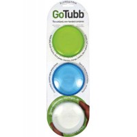 Набор контейнеров humangear GoTubb Medium (прозрачный, зеленый, синий)