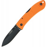 Складной нож Ka-Bar Dozier Hunter (рукоять - FRN оранжевый, клинок - черный)