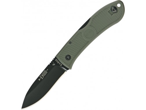Складной нож Ka-Bar Dozier Hunter (рукоять - FRN фолиаж, клинок - черный)