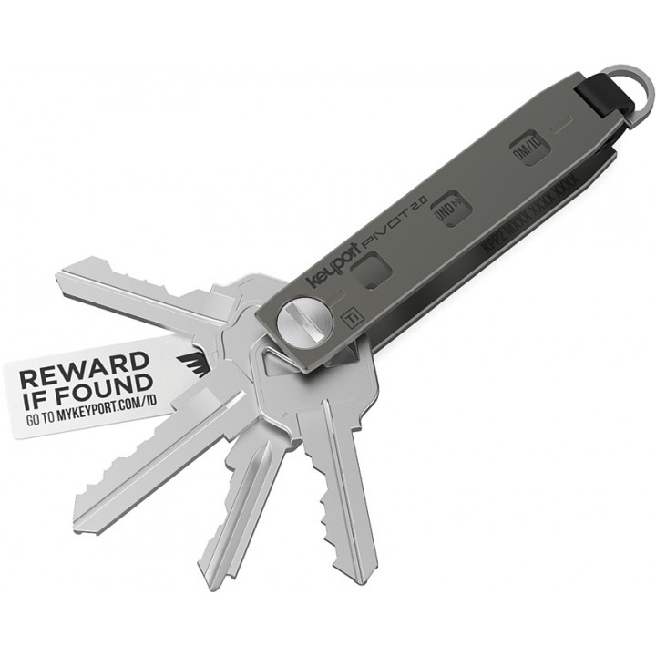 Ключница Keyport Pivot 2.0 (титан)