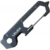Lever Gear карабин-мультитул CLiP KT Keychain Tool (BLack)