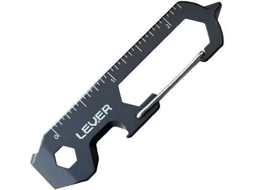 Lever Gear карабин-мультитул CLiP KT Keychain Tool (BLack)