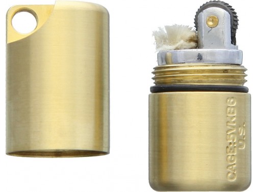 Зажигалка Maratac Brass Split Peanut Lighter Rev 2 (латунь)