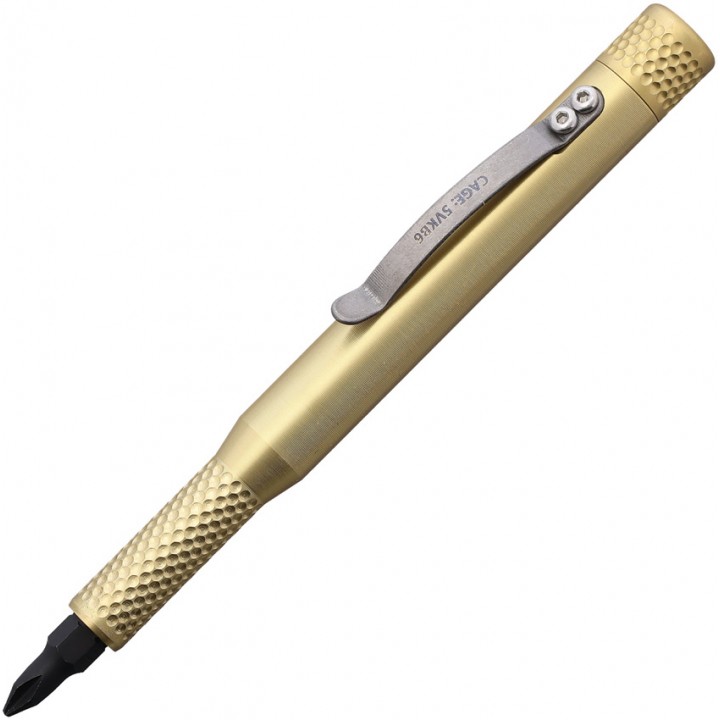 Отвертка Maratac Brass TI Pen Driver под биты 1/4