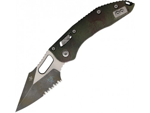 Складной нож Microtech Stitch Outbreak (169RL-2FLOBS)