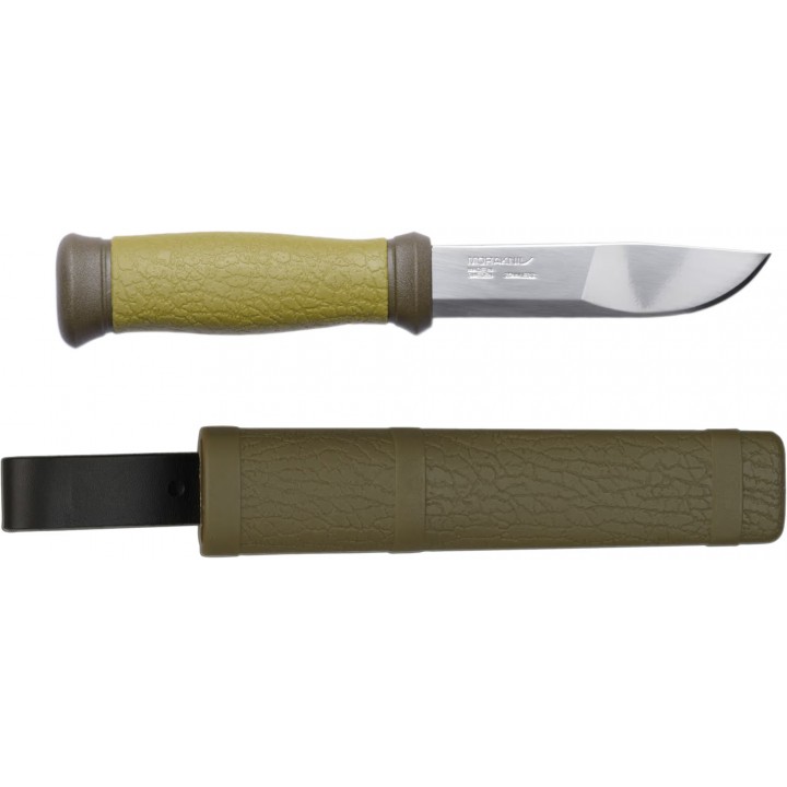Нож Morakniv Outdoor 2000 Green, нержавеющая сталь