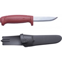 Нож Morakniv Basic углеродистая сталь, красный