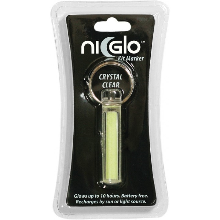 Светонакопительный брелок Ni-Glo (прозрачный)