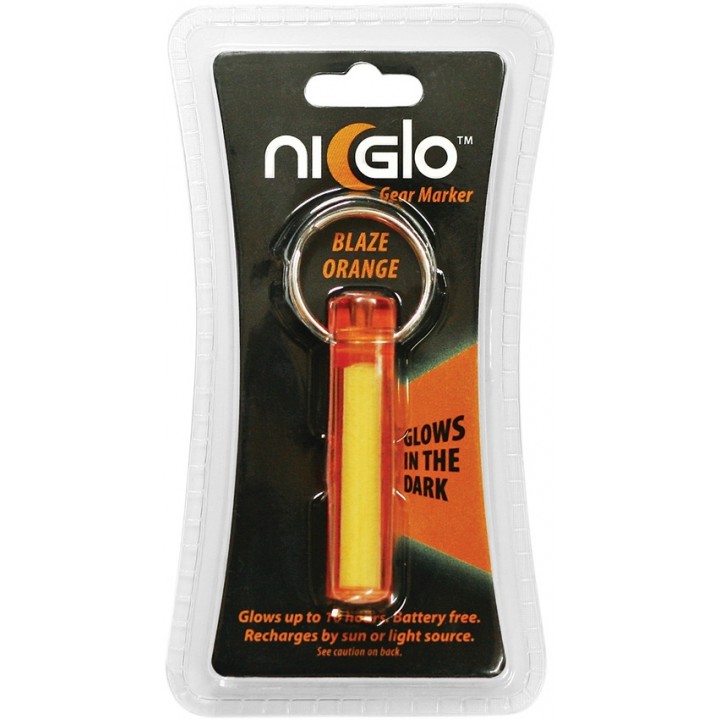 Светонакопительный брелок Ni-Glo (оранжевый)
