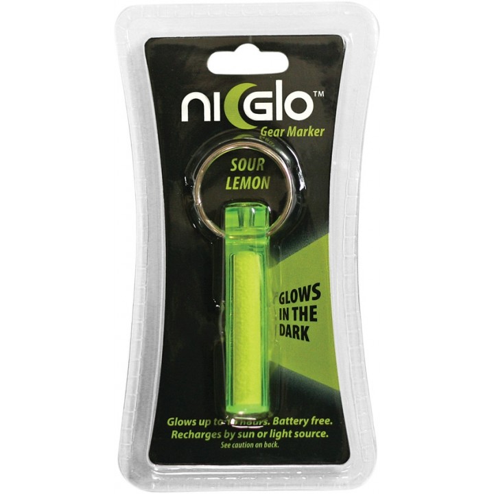 Светонакопительный брелок Ni-Glo (желтый)
