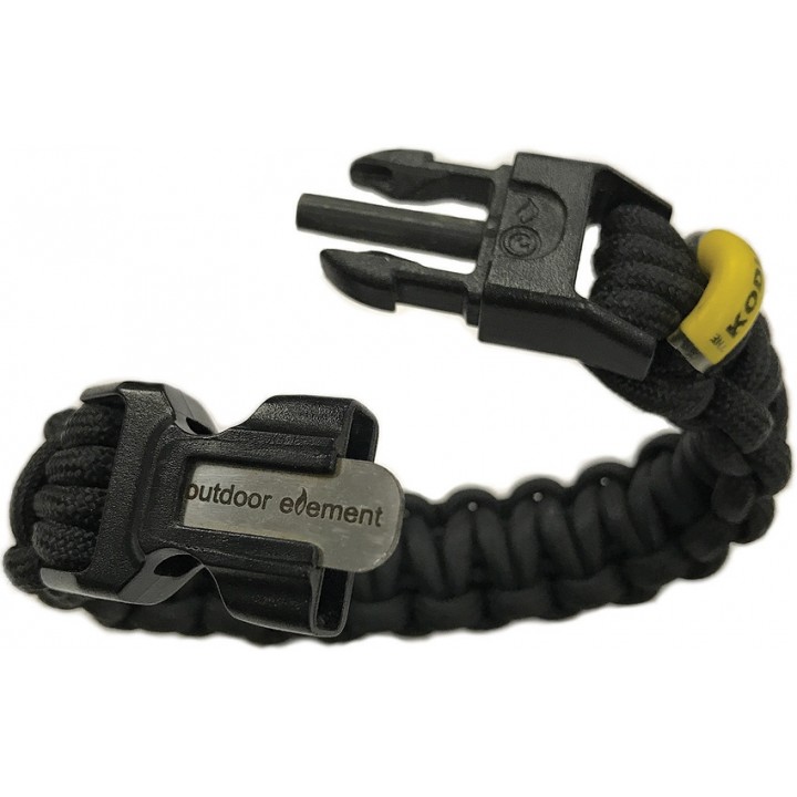 Браслет для выживания Outdoor Element Kodiak (черный)