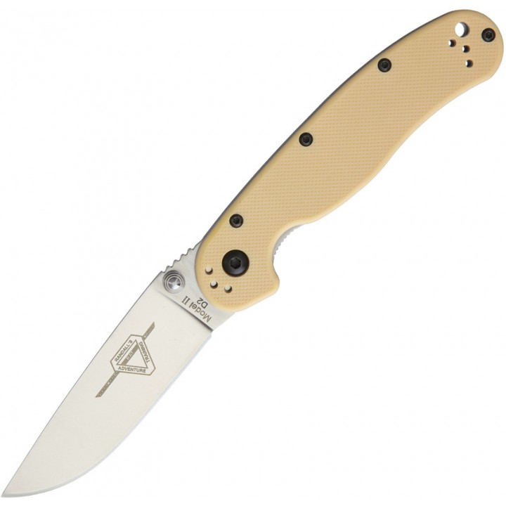 Складной нож Ontario RAT II D2 (Desert Tan)