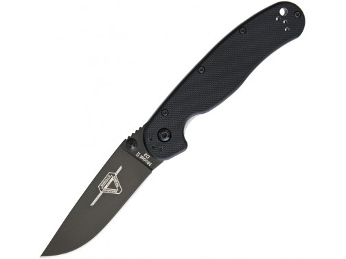 Складной нож Ontario RAT II D2 (Black-Black)