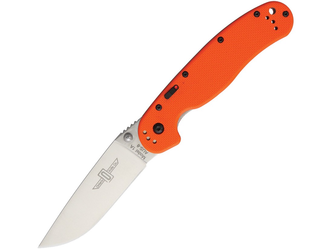 Полуавтоматический нож Ontario RAT IA AUS-8 (Orange)
