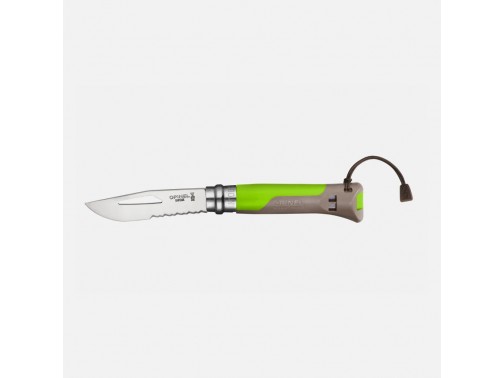 Нож Opinel №8 Outdoor Earth, зеленый