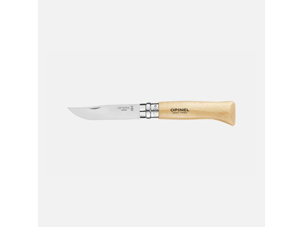 Нож Opinel №8, нержавеющая сталь, рукоять из бука