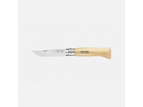 Нож Opinel №8, нержавеющая сталь, рукоять из бука