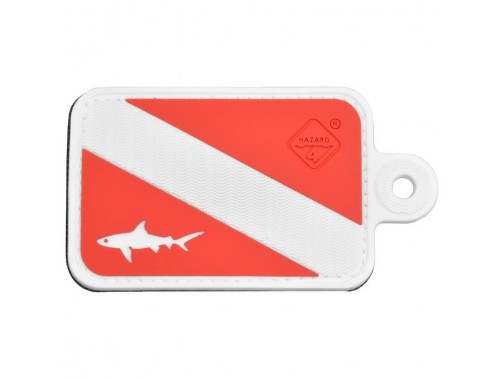 Нашивка-патч Hazard 4 Dive Shark (красный)
