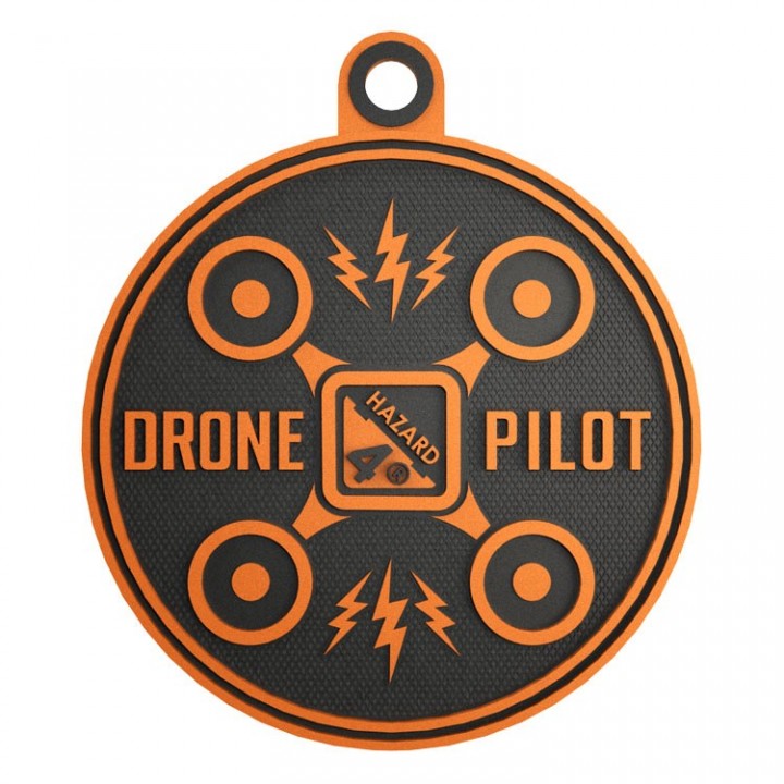 Нашивка-патч Hazard 4 Drone Pilot (оранжевый)