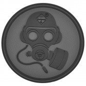 Нашивка-патч Hazard 4 Special Forces Gas Mask (черный) — основное фото