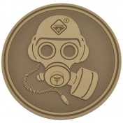 Нашивка-патч Hazard 4 Special Forces Gas Mask (койот) — основное фото