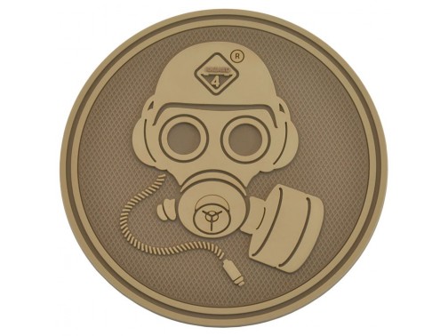 Нашивка-патч Hazard 4 Special Forces Gas Mask (койот)