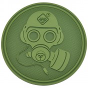 Нашивка-патч Hazard 4 Special Forces Gas Mask (зеленый) — основное фото