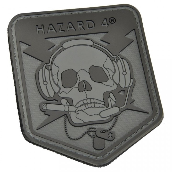 Нашивка-патч Hazard 4 Special Operator Skull (черный)