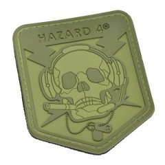 Нашивка-патч Hazard 4 Special Operator Skull (зеленый)