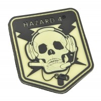 Нашивка-патч Hazard 4 Special Operator Skull (светящийся)