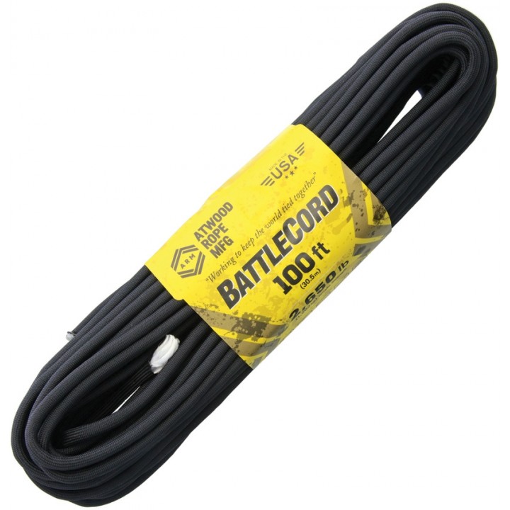 Шнур Atwood Rope MFG BattleCord, 30 м (черный)