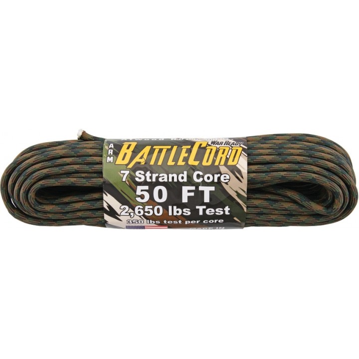 Шнур Atwood Rope MFG BattleCord, 15 м (woodland)