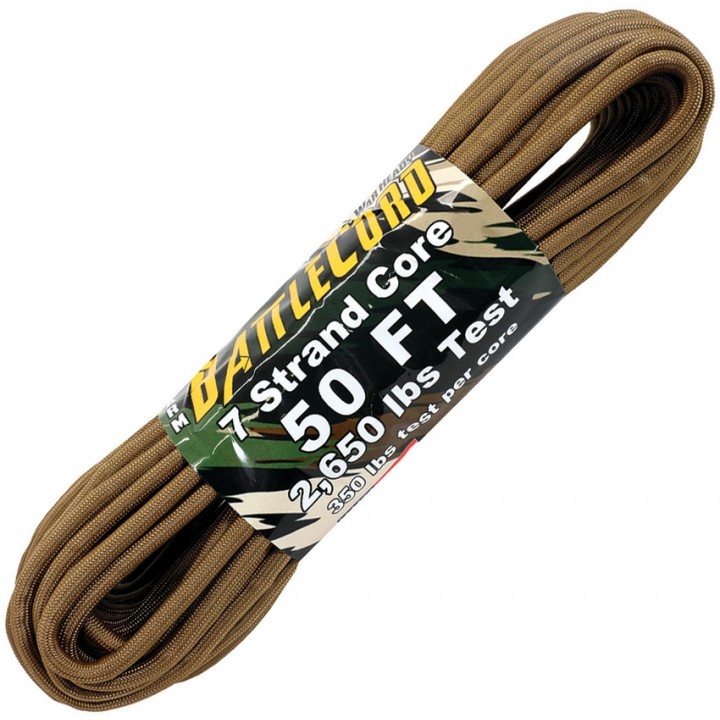 Шнур Atwood Rope MFG BattleCord, 15 м (койот)