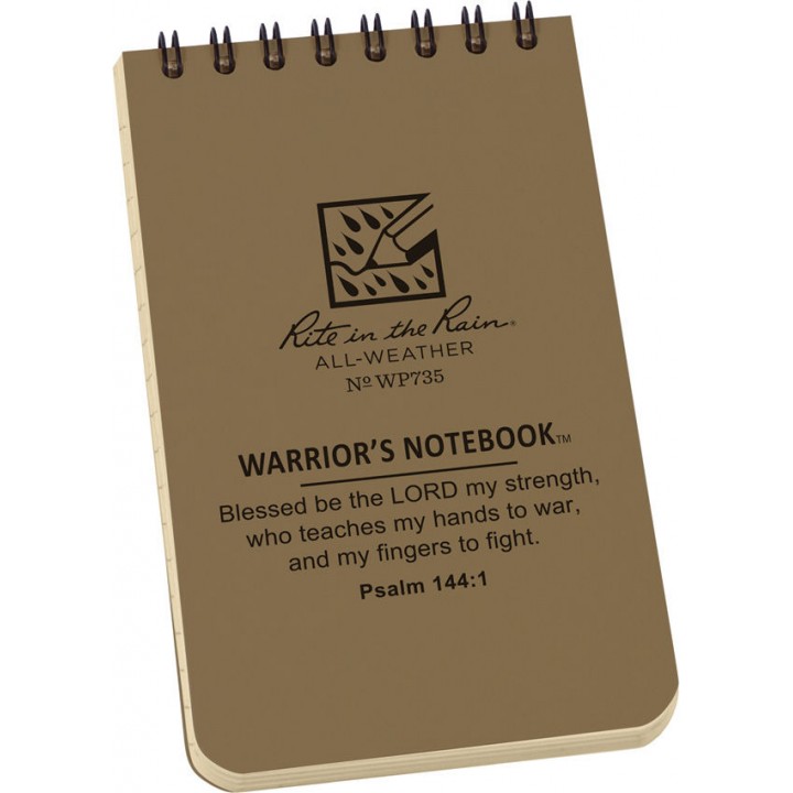 Rite in the Rain тактический непромокаемый всепогодный блокнот Warriors Notebook