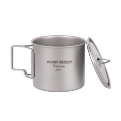 Титановая кружка River Scout с крышкой (550 мл)