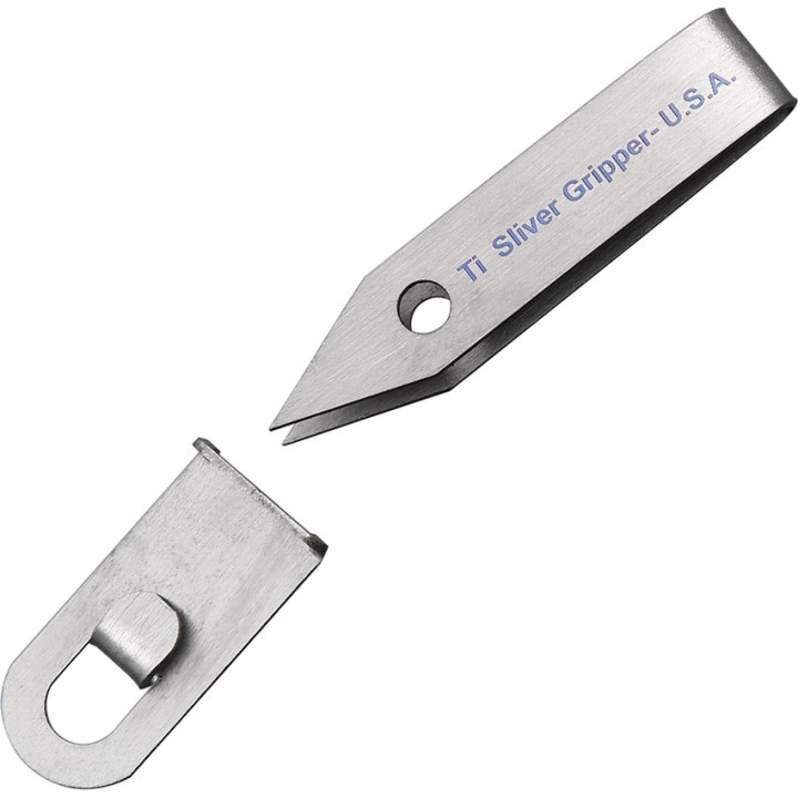 Пинцет Sliver Gripper (титан, с держателем)