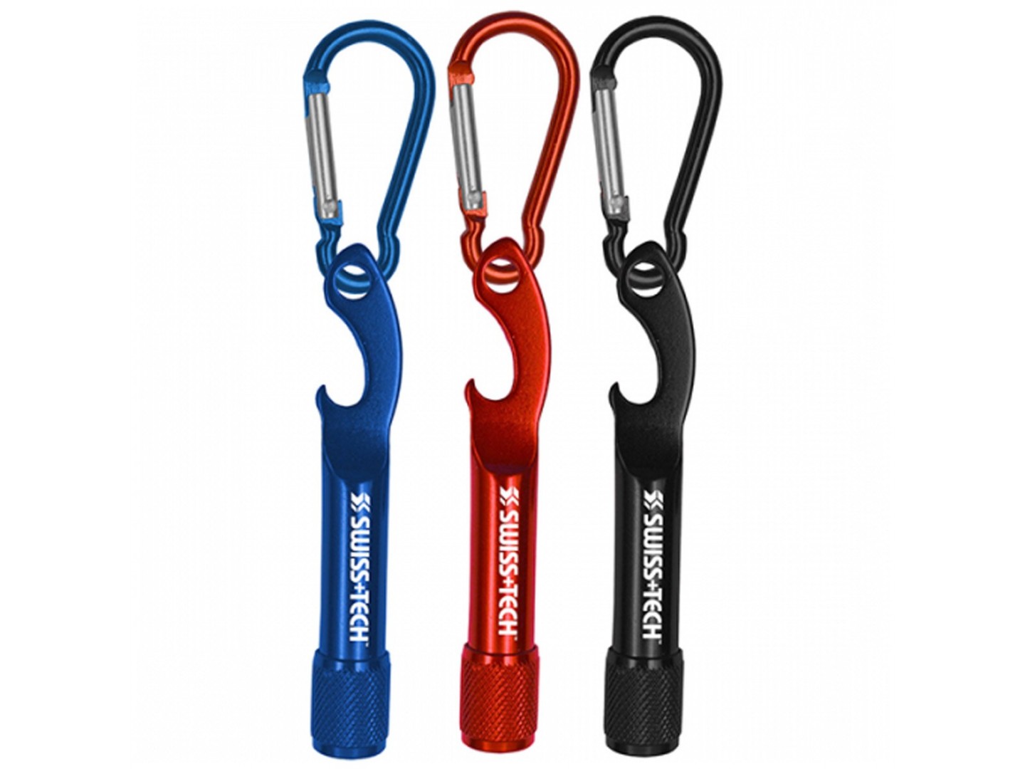 Фонарь Swiss+Tech Carabiner с открывашкой