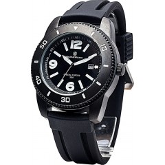 Часы наручные армейские Smith & Wesson Paratrooper черный циферблат, нейлоновый ремешок