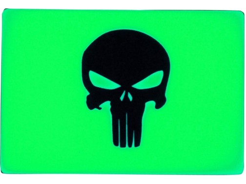 Светонакопительная нашивка-патч TEC Accessories Embrite Punisher (зеленый)