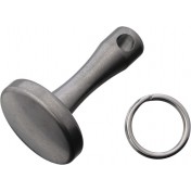 Tec Accessories петля-пуллер для молнии из титана Zip-Ti Zipper Pull (Stonewash) — основное фото