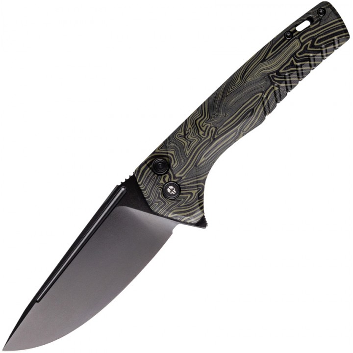 Складной нож Tekto Knives F3 Charlie (Damascus G10)