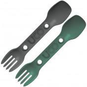 UCO набор туристических спорков (ложка-вилка) Two Pack Utility Spork (Green) — основное фото
