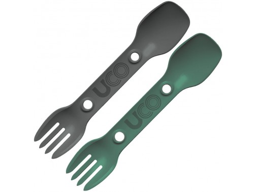 UCO набор туристических спорков (ложка-вилка) Two Pack Utility Spork (Green)